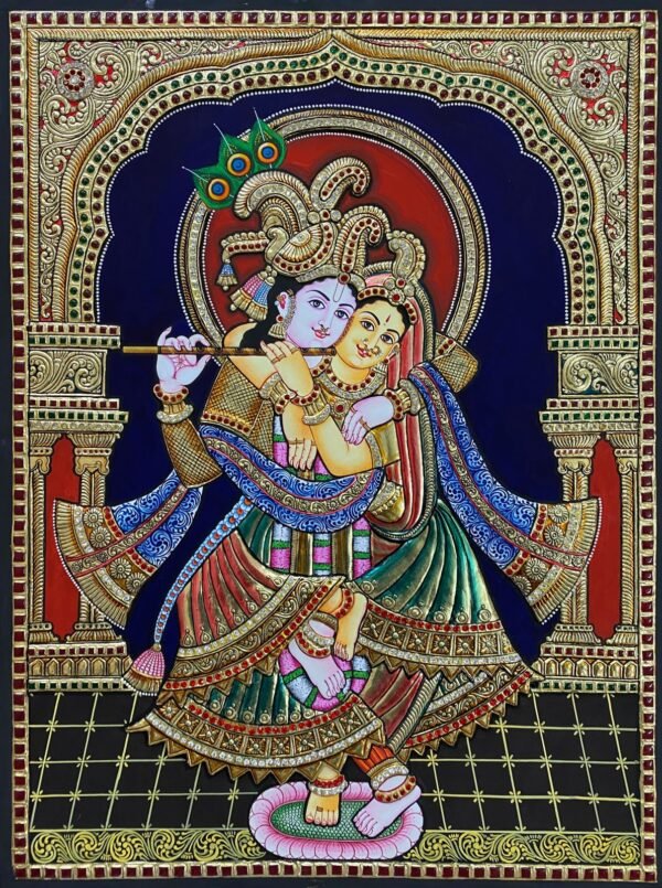 Dancing Radha Krishna