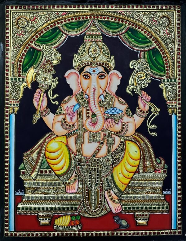 The Elegant Chaturbhuja Ganesha