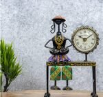 Doll with clock black