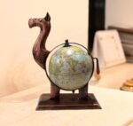 Antique camel globe small