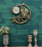 Antique krishna wall clock