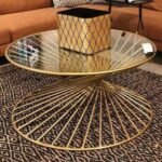 Brown glass top