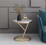 Sky White composite marble table