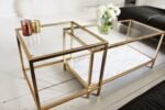 Transparent glass top - Set of 2