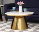 White composite  marble top