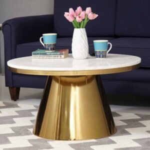 White composite  marble top